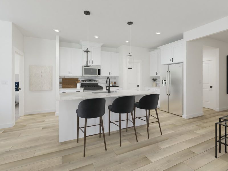Skip takeout and prep dinner in the well-appointed kitchen. Skip takeout and prep dinner in the well-appointed kitchen.
