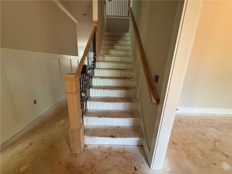 In-progress construction of a new home in , Pendergrass, GA (Image 8).