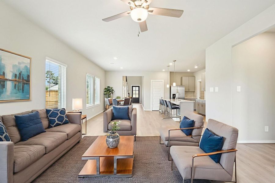 Photo is not of the actual home, but is an inspirational photo of builder’s model home and may depict options, furnishings, and/or decorator features that are not included Photo is not of the actual home, but is an inspirational photo of builder’s model home and may depict options, furnishings, and/or decorator features that are not included