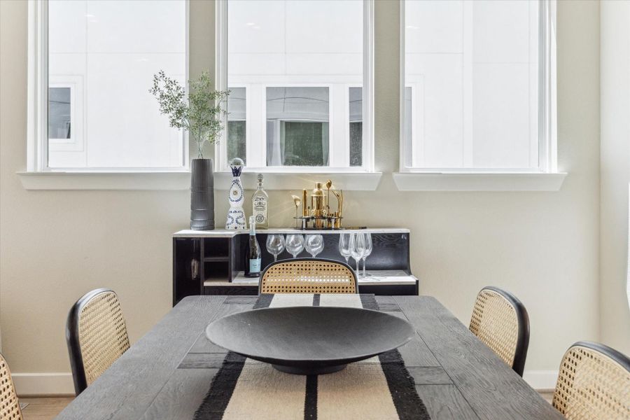 Furnished interior view inside a new home in White Oak Station, Houston (Image 8).