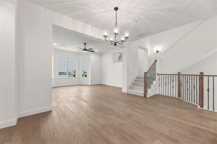 Spacious, unfurnished interior of a new home in , Lewisville (Image 24).