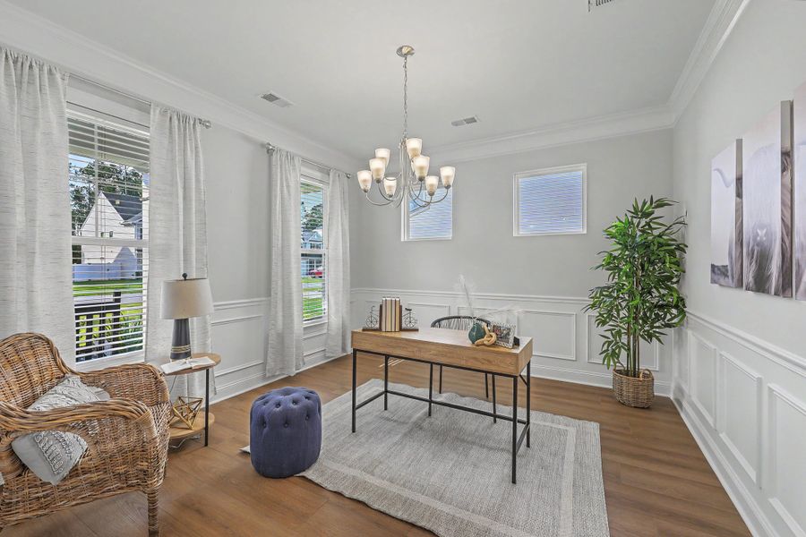 Furnished interior view inside a new home in Parker's Preserve, Ridgeville (Image 5).