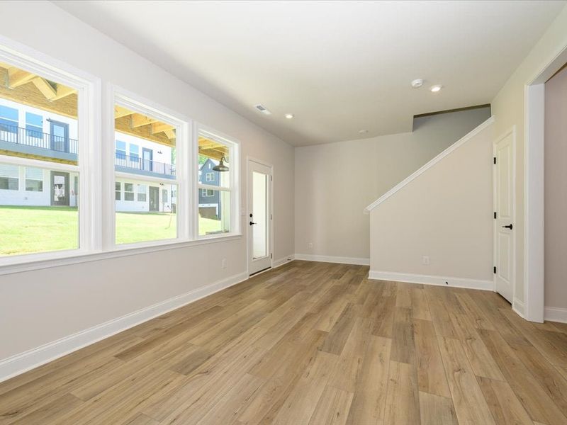 Spacious, unfurnished interior of a new home in Archer Row, Charlotte (Image 17).