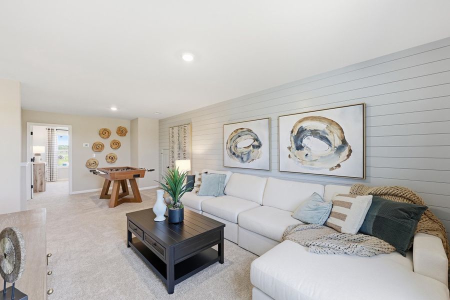 Furnished interior view inside a new home in Westwood Reserve, Conway (Image 22). Furnished interior view inside a new home in Westwood Reserve, Conway (Image 22).