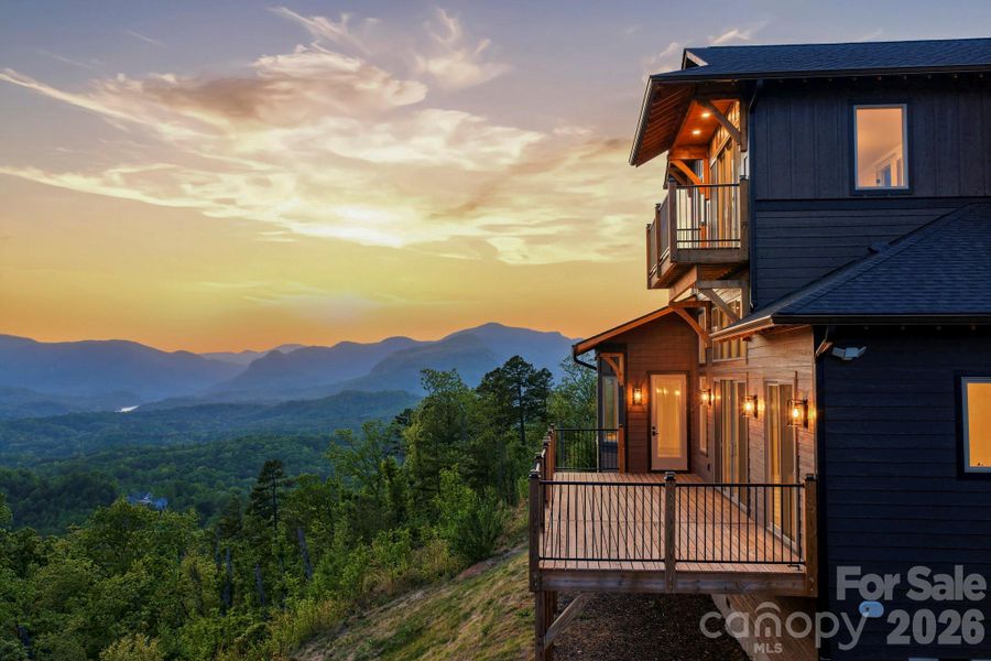 Exterior details and patio area of a home in , Lake Lure (Image 21).