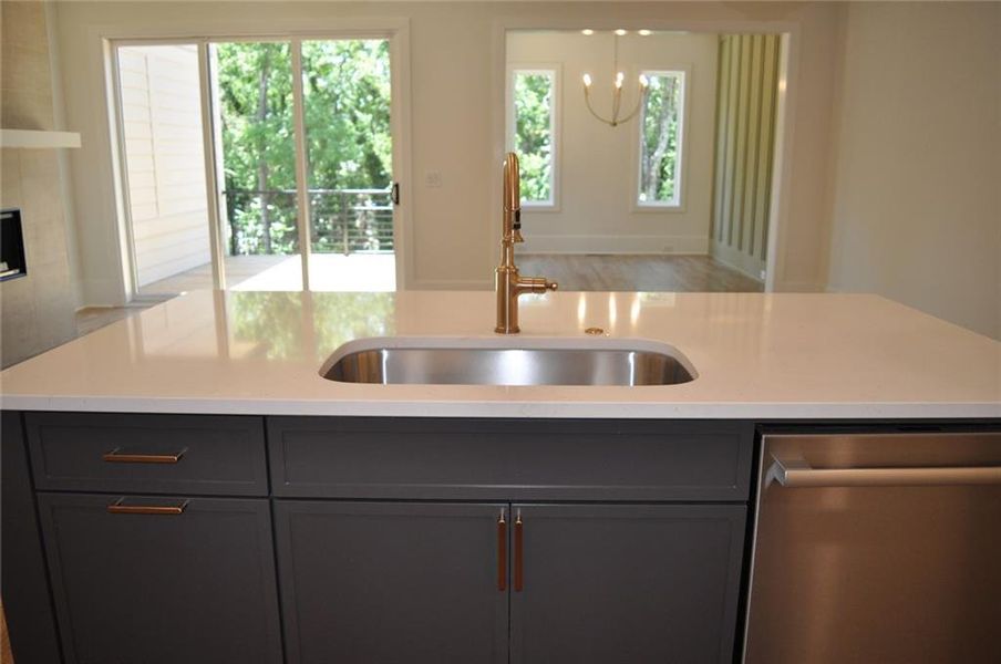 Furnished interior view inside a new home in The Carlyle, Marietta (Image 18).