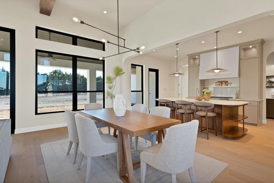 Furnished interior view inside a new home in Azalea Hollow, Midlothian (Image 9).
