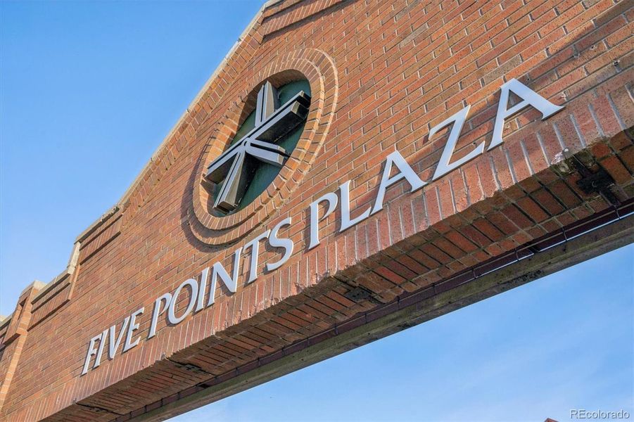 Minutes from Five Points Plaza