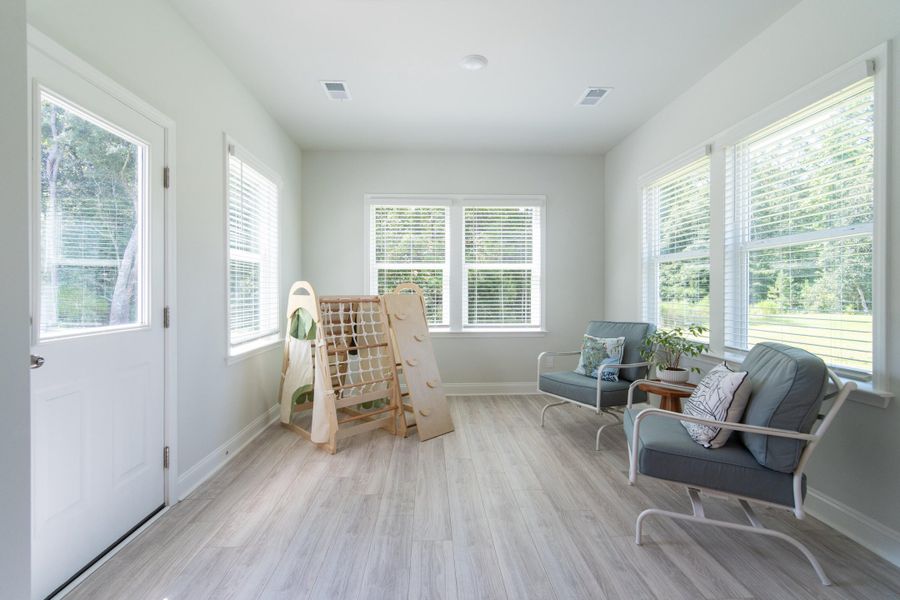 Furnished interior view inside a new home in , Johns Island (Image 10).