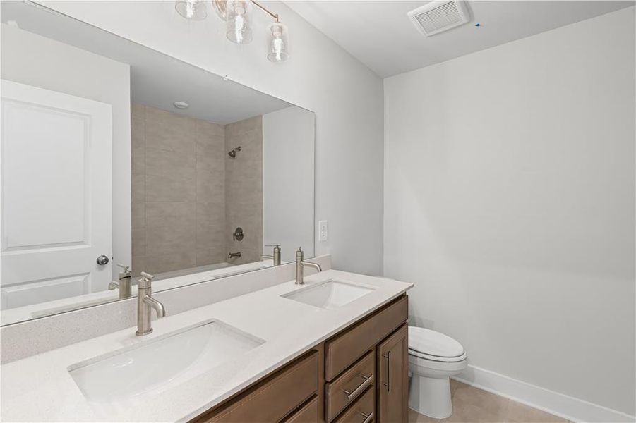 Furnished interior view inside a new home in Rose Creek, Cumming (Image 15).