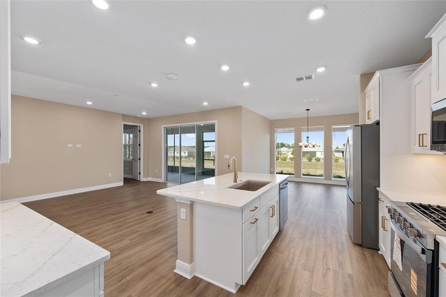 Furnished interior view inside a new home in , Ocala (Image 5).