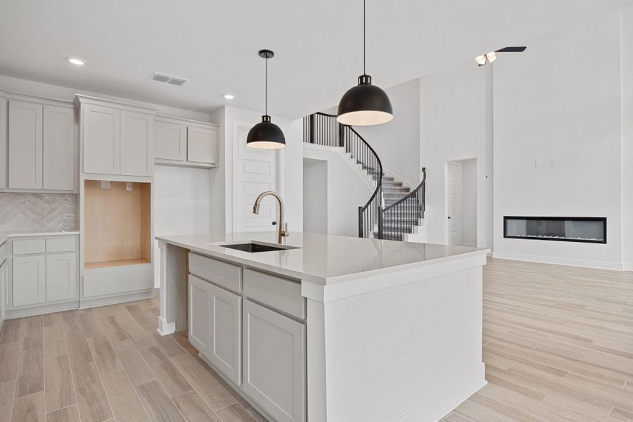 Furnished interior view inside a new home in Flora, Hutto (Image 14).