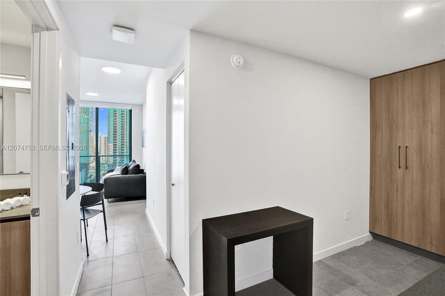 Furnished interior view inside a new home in , Miami (Image 27). Furnished interior view inside a new home in , Miami (Image 27).
