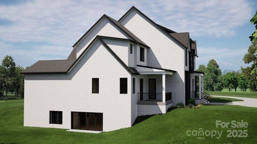 Front exterior of a new home in , Davidson, NC, highlighting curb appeal (Image 2).