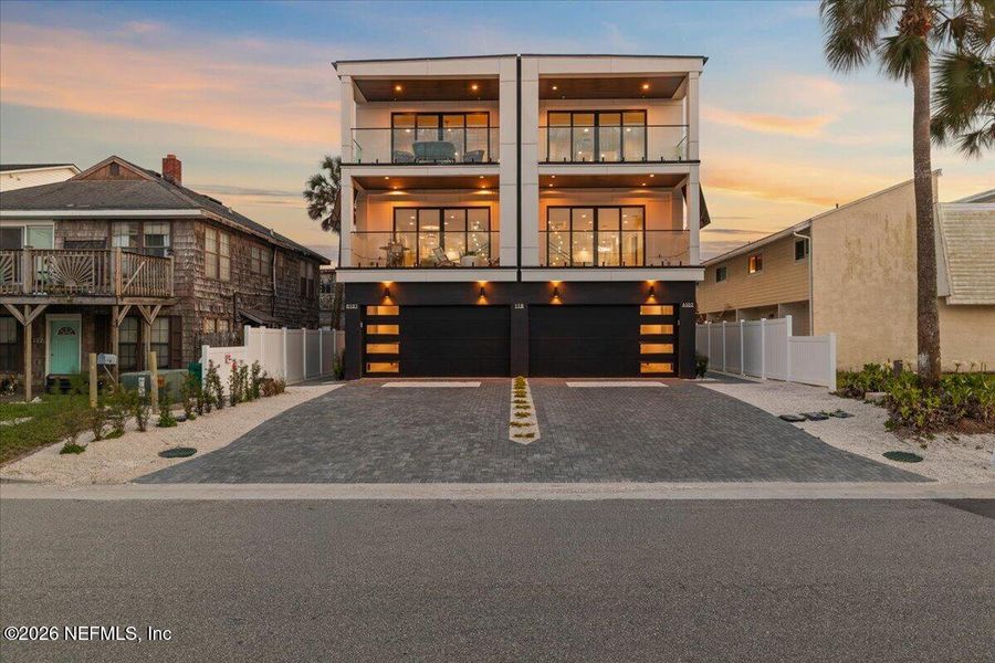 Front exterior of a new home in , Jacksonville Beach, FL, highlighting curb appeal (Image 35).