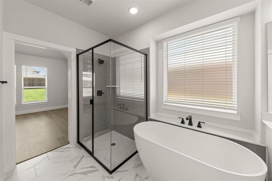 Furnished interior view inside a new home in Grayhawk Addition, Forney (Image 13). Furnished interior view inside a new home in Grayhawk Addition, Forney (Image 13).