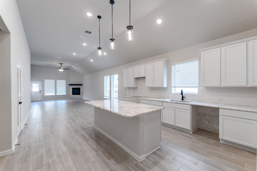 Furnished interior view inside a new home in Arcadia Ridge, San Antonio (Image 3).