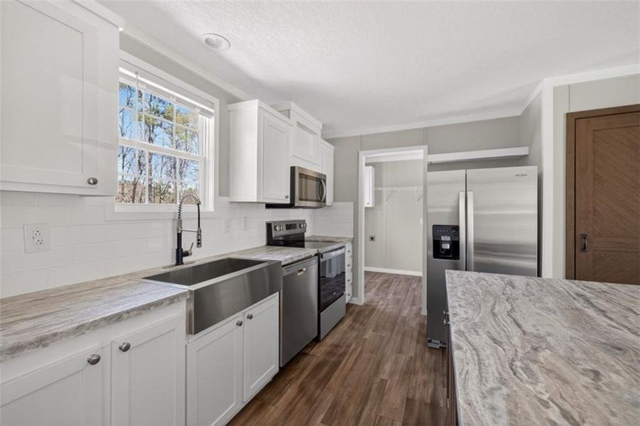 Furnished interior view inside a new home in , Oxford (Image 9).