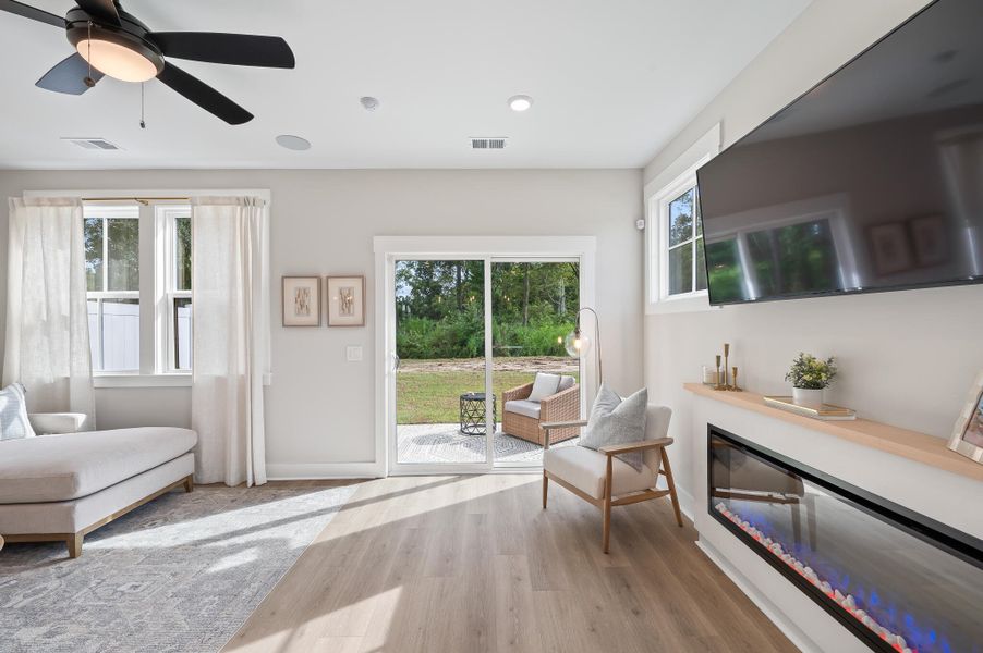 Furnished interior view inside a new home in Founder's Park, Summerville (Image 28).