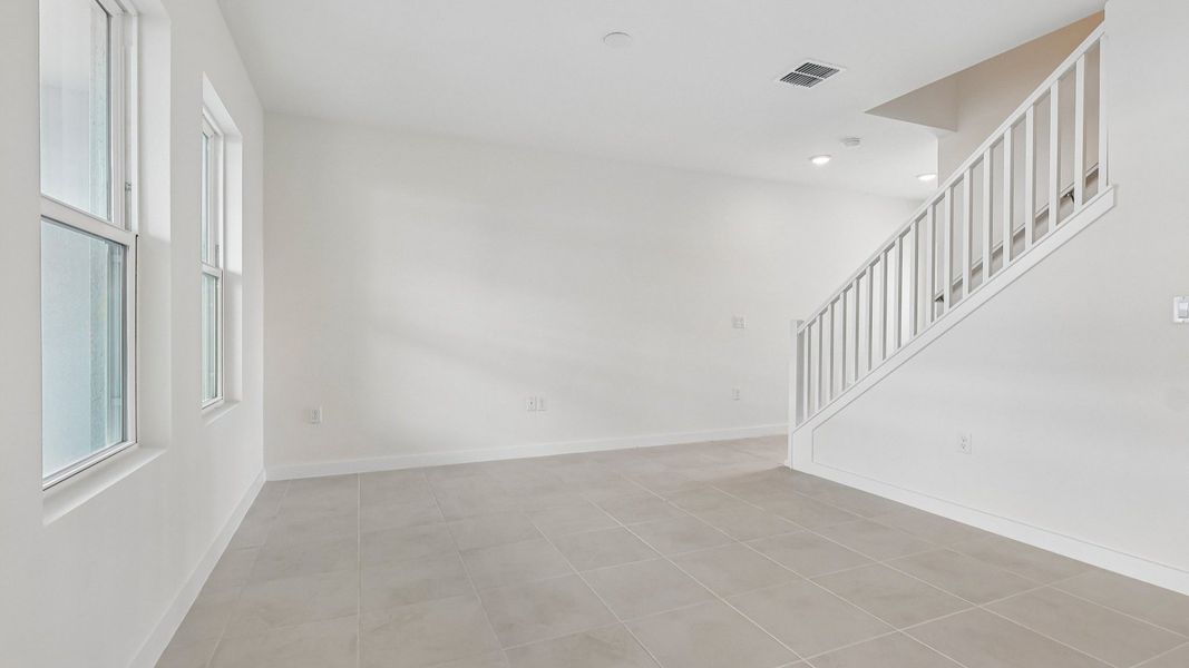 Furnished interior view inside a new home in Cyrene at Harmony, St. Cloud (Image 8).