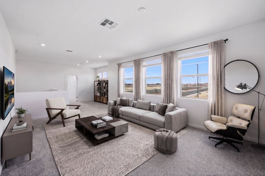 Furnished interior view inside a new home in Montana Vista - Summit, Buckeye (Image 12).