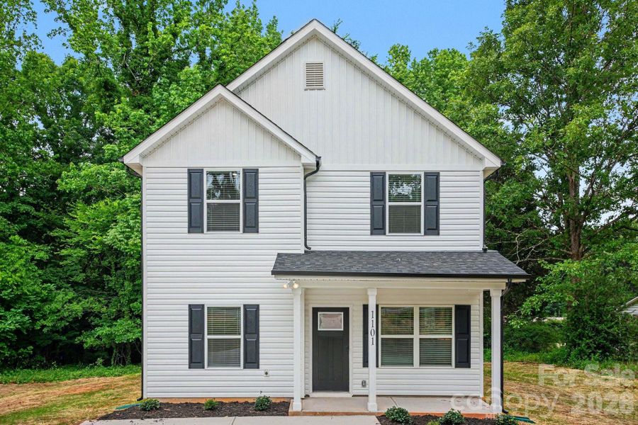 Front exterior of a new home in , Kannapolis, NC, highlighting curb appeal (Image 1). Front exterior of a new home in , Kannapolis, NC, highlighting curb appeal (Image 1).