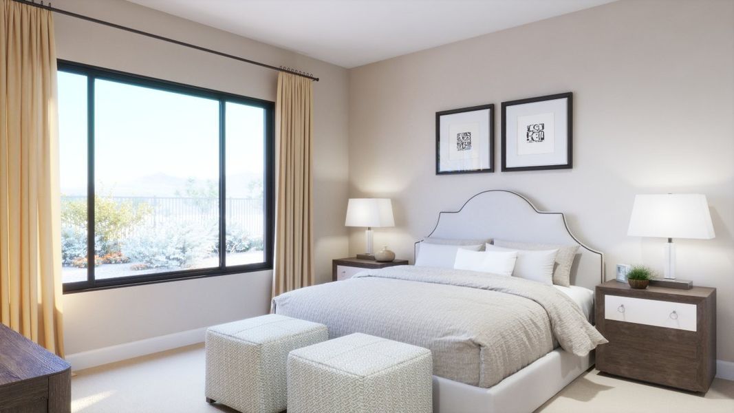 Furnished interior view inside a new home in Estates at Kings Ranch, Gold Canyon (Image 14).