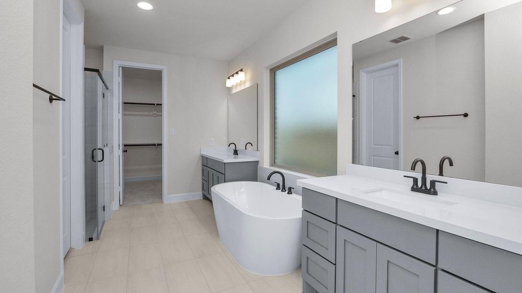 Furnished interior view inside a new home in Riceland, Mont Belvieu (Image 5).