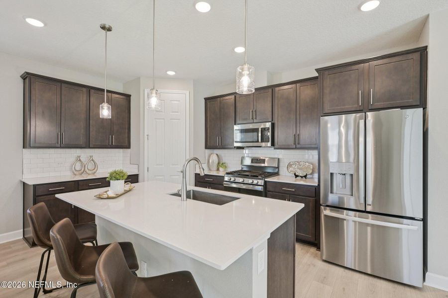 Furnished interior view inside a new home in , St. Augustine (Image 19).
