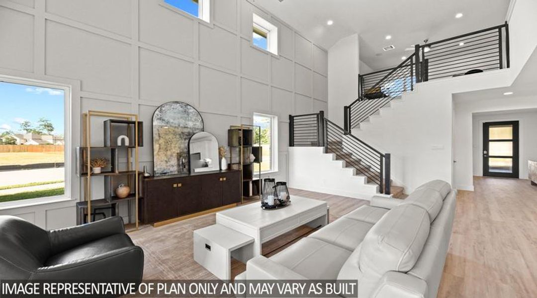 Furnished interior view inside a new home in River Ranch Estates, Dayton (Image 7).