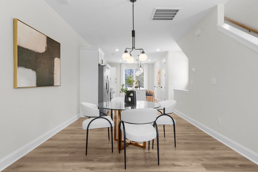 Furnished interior view inside a new home in Hartford Townhomes, Charlotte (Image 31).