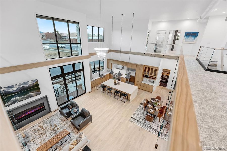 Furnished interior view inside a new home in , Superior (Image 29).