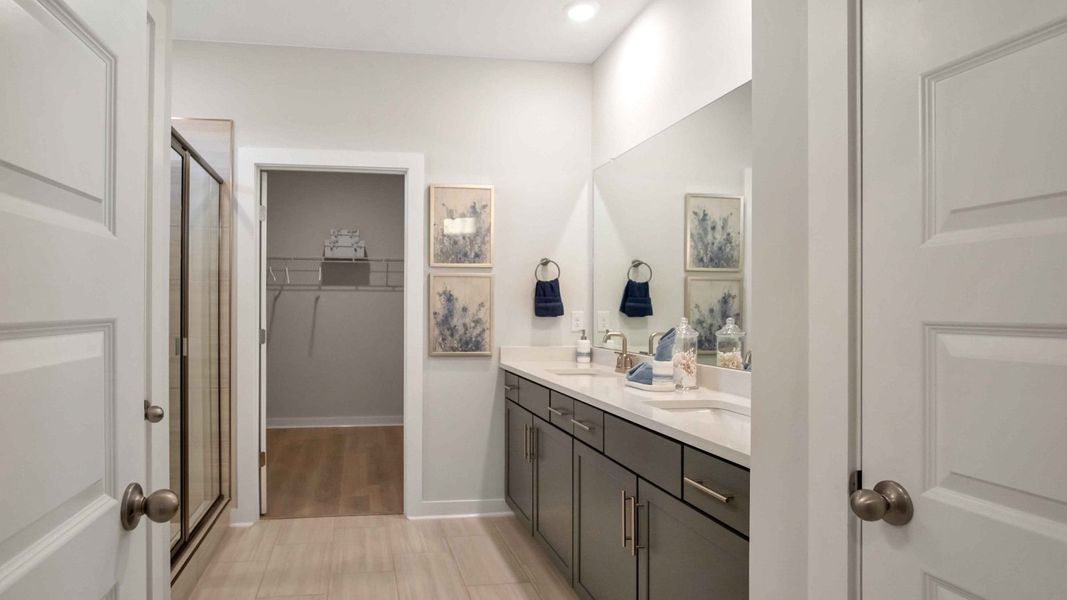 Furnished interior view inside a new home in Nexus South, Gallatin (Image 14).