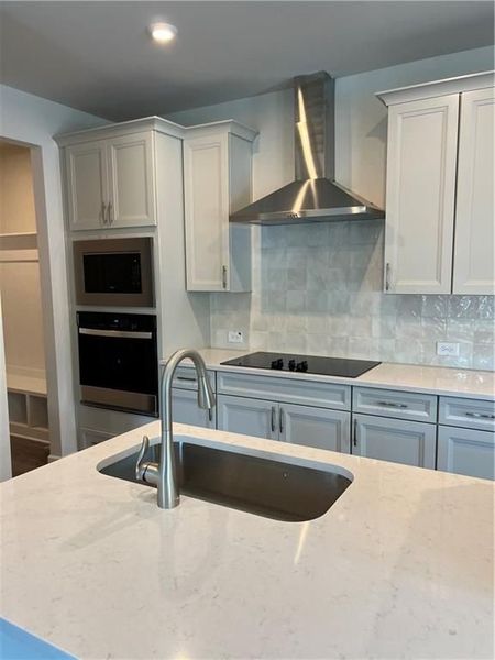 Furnished interior view inside a new home in Rosehill Townhomes, Marietta (Image 11).