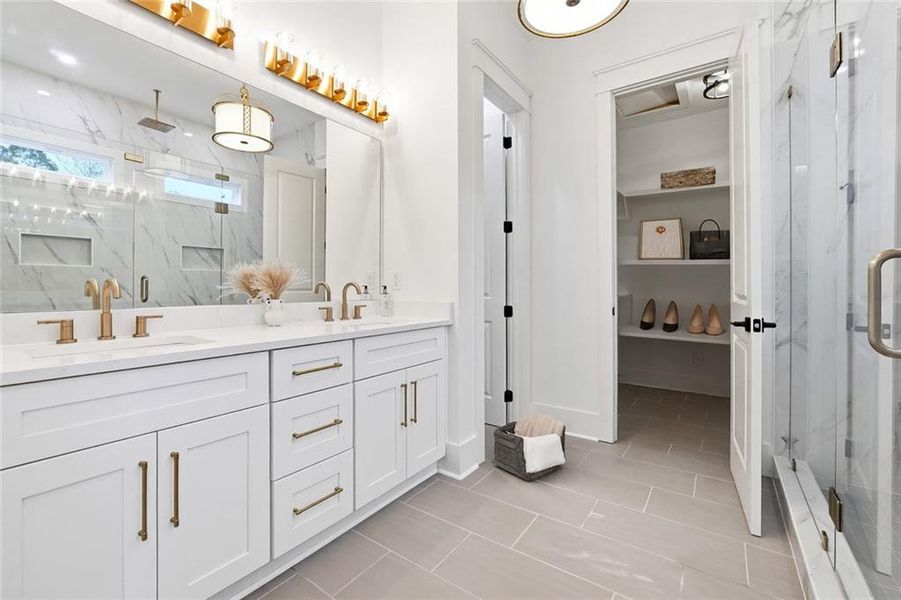 Furnished interior view inside a new home in , Cumming (Image 18).