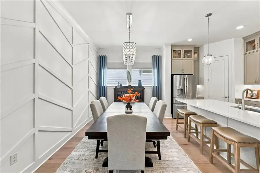 Furnished interior view inside a new home in The Retreat at Sterling on the Lake 48', Flowery Branch (Image 32).
