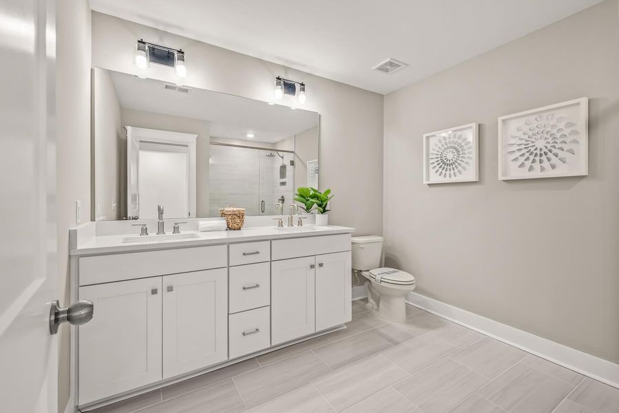 Furnished interior view inside a new home in , Charleston (Image 15).