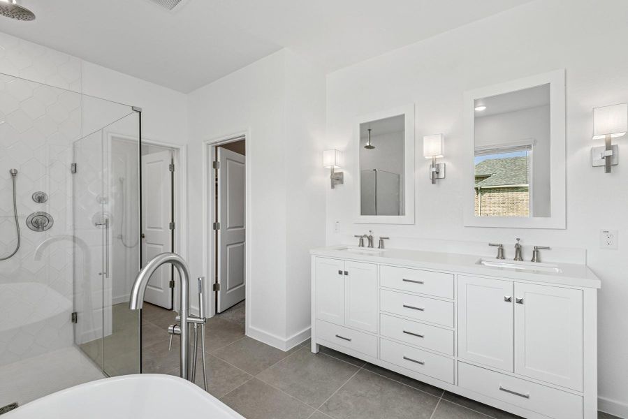 Spa-like primary bath (*Photo not of actual home and used for illustration purposes only.)