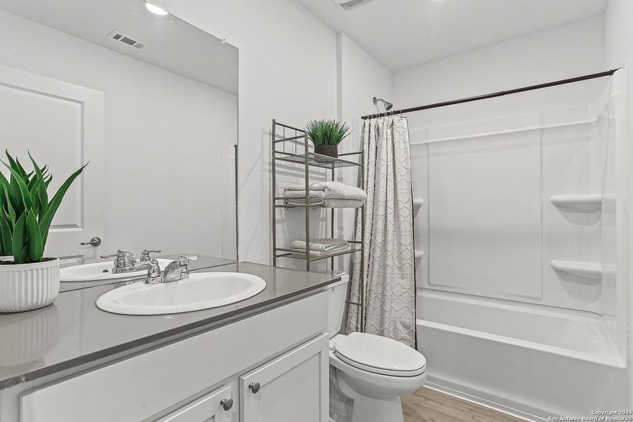 Furnished interior view inside a new home in , San Antonio (Image 14).