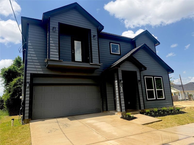 Front exterior of a new home in , Houston, TX, highlighting curb appeal (Image 2). Front exterior of a new home in , Houston, TX, highlighting curb appeal (Image 2).