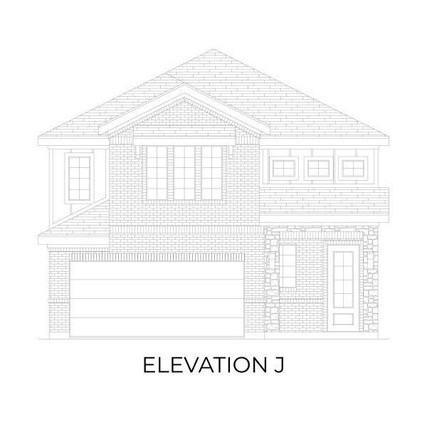 Representative rendering of the exterior for the Harrison F by First Texas Homes (Image 18). Representative rendering of the exterior for the Harrison F by First Texas Homes (Image 18).