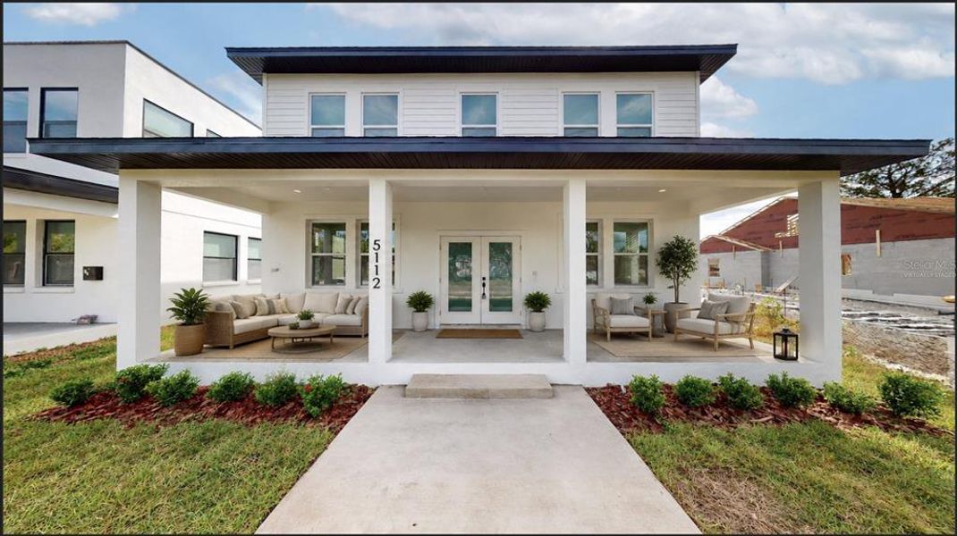 Exterior details and patio area of a home in , St. Petersburg (Image 2). Exterior details and patio area of a home in , St. Petersburg (Image 2).