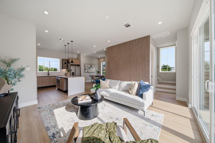 Furnished interior view inside a new home in , Houston (Image 15).