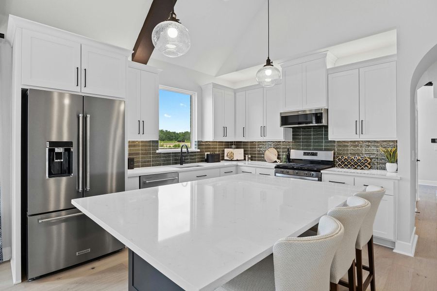 Furnished interior view inside a new home in Candela South, Richmond (Image 10).