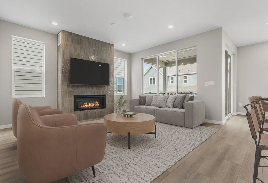 Homesite 48 Great Room - Virtually Staged - 3 of 17 Homesite 48 Great Room - Virtually Staged - 3 of 17