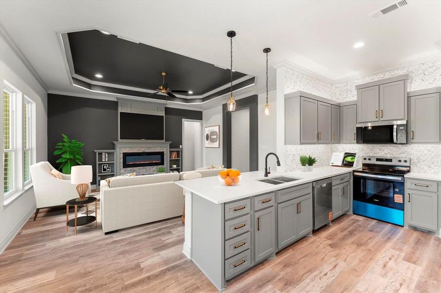 Furnished interior view inside a new home in , Trinidad (Image 13). Furnished interior view inside a new home in , Trinidad (Image 13).