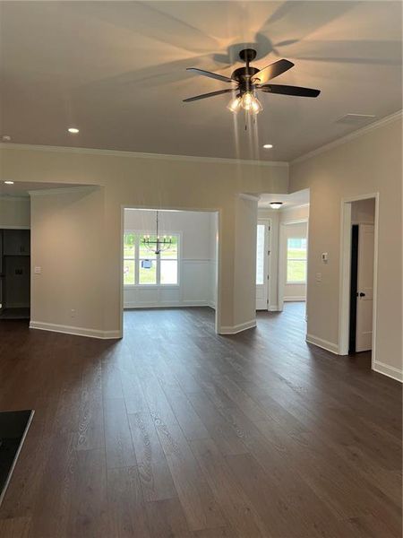 Spacious, unfurnished interior of a new home in , Loganville (Image 27). Spacious, unfurnished interior of a new home in , Loganville (Image 27).