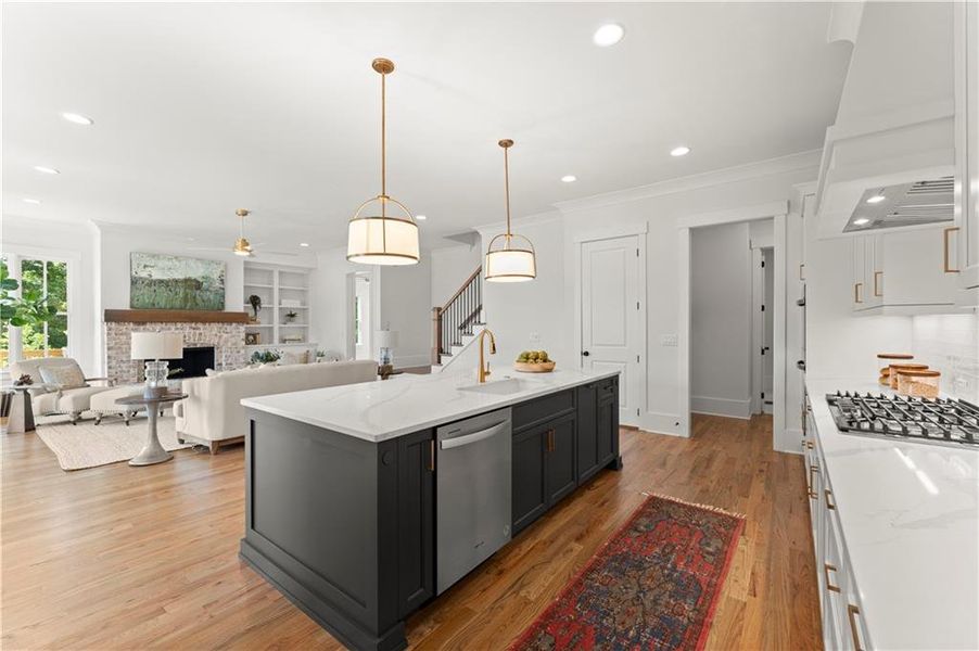 Furnished interior view inside a new home in , Acworth (Image 16).