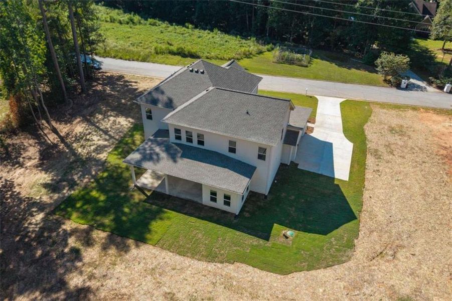 Exterior details and patio area of a home in , Snellville (Image 27).