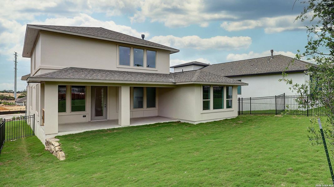 Exterior details and patio area of a home in Esperanza, Boerne (Image 23). Exterior details and patio area of a home in Esperanza, Boerne (Image 23).